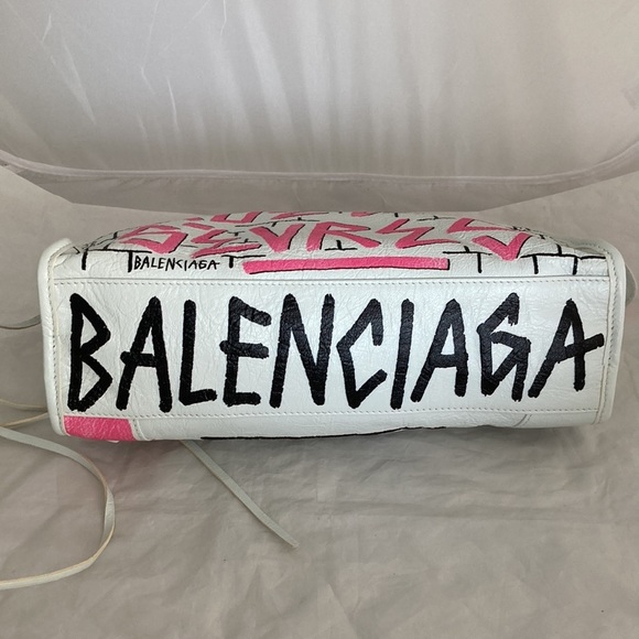 BALENCIAGA Small City S Graffiti Satchel - Picture 4 of 16